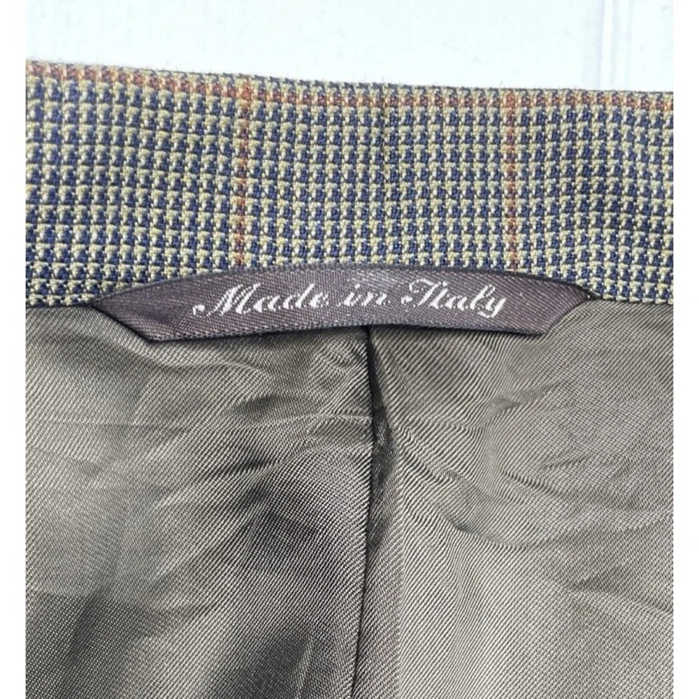 Canali Holt Renfrew Brown Tan 100% Wool Blazer Suit Jacket Size‎ 54 (44 US)